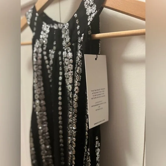 Emerson Fry Pandora Maxi in Black Lurex Size XS, S Available NWT - Picture 6 of 12